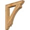 Ekena Millwork Imperial Slat Rough Sawn Bracket, Western Red Cedar, 6"W x 42"D x 48"H BKT06X42X48IMP06RWR - alternate 1